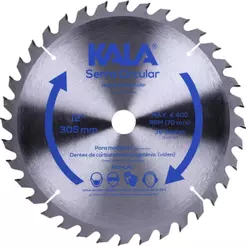 Disco Serra Circular 300mm 36 Dentes 4400Rpm Kala 12 Pol