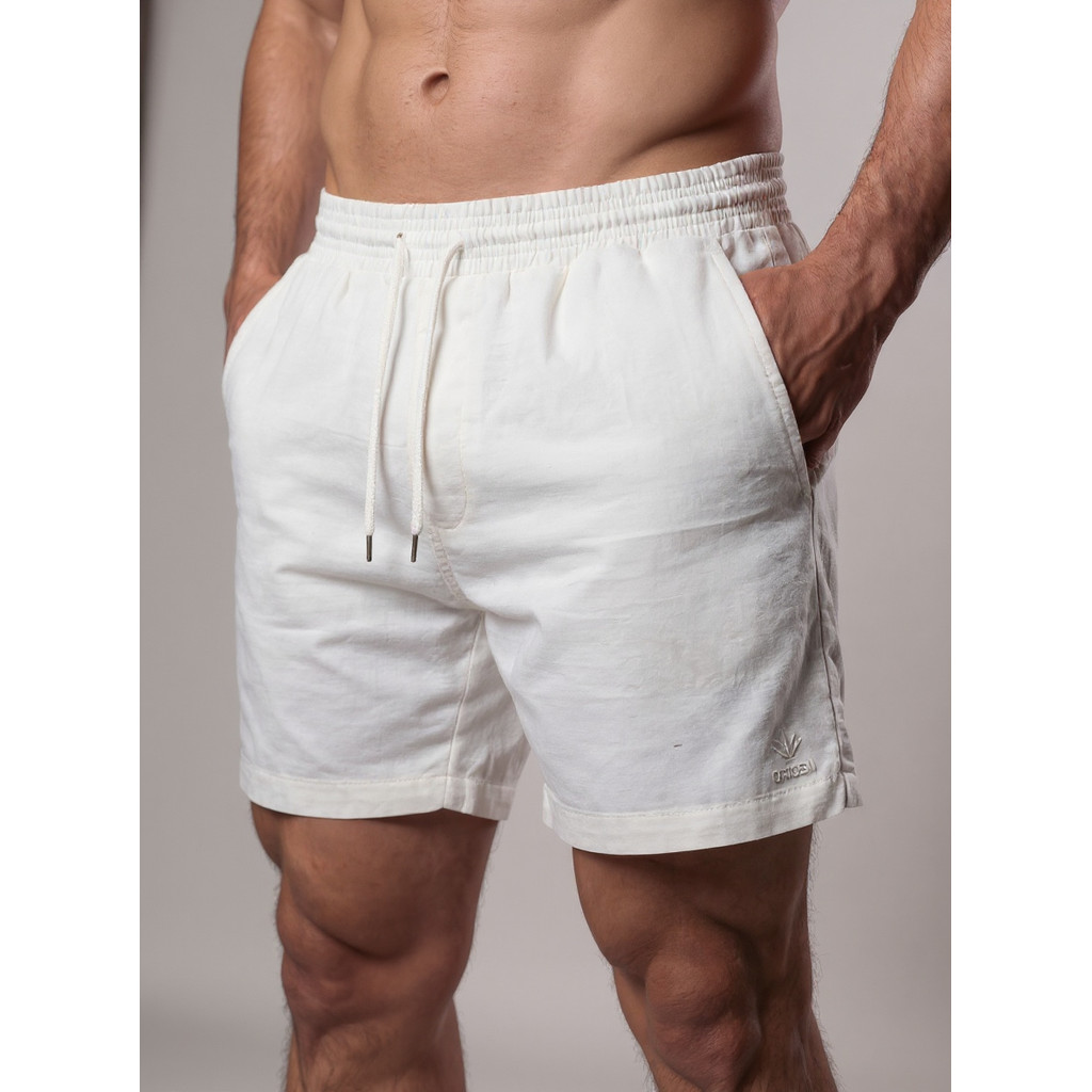 Kit 3 Bermudas Masculinas Linho Elastano Praiana Confortável Verão — VIRIANDUBA MIX