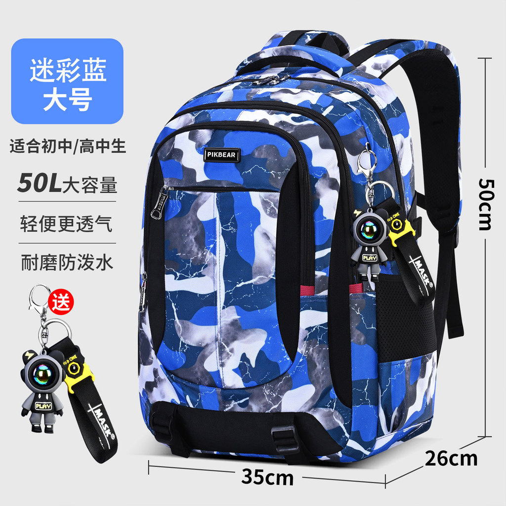 Alunos do ensino médio Perda de peso Proteção da coluna Mochila camuflada Meninos Estudantes universitários Alunos do en