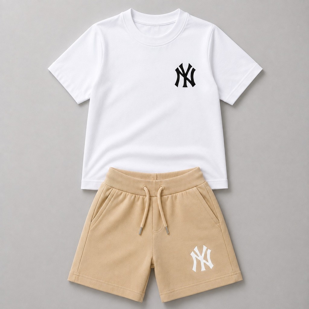 Conjunto Masculino Estiloso Modinha Kit Camisa Bermuda Masculino Kit Conjunto Masculino infantil
