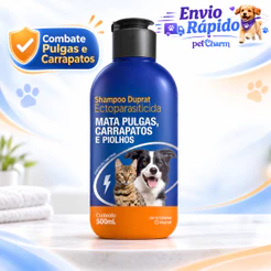 Shampoo Antipulgas Para Cães Gato Pet Clean 500 Ml