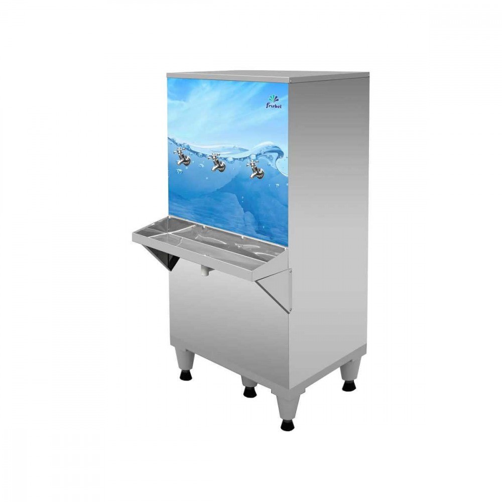 Bebedouro purificador indust. coluna 100L inox B100 Frisbel