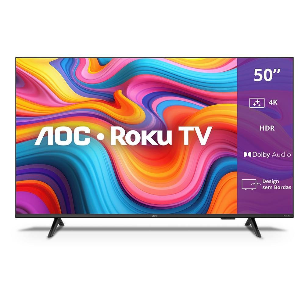 Smart TV 50 Polegadas DLED 50U7066/78G 4K Preto AOC