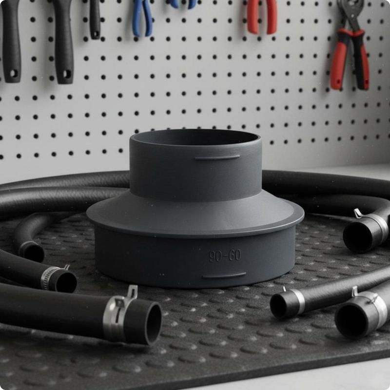 [Fineblue] Conector De Duto De Ar Adaptador De Aquecimento De Veículo De 60 Mm A 90 Para Acessórios De Aquecedor De Esta