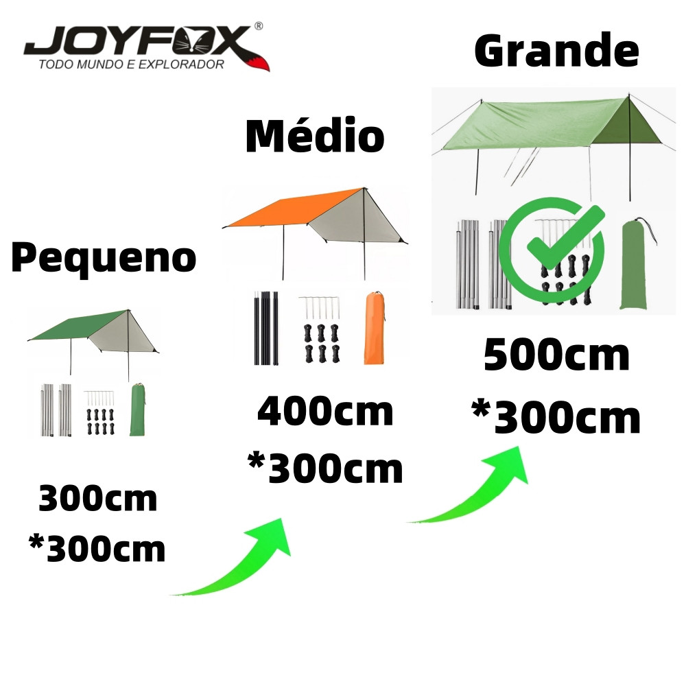Tenda Gazebo Barraca Camping Portatil Tela Toldo 3m X 5m — imagem 2 de 2