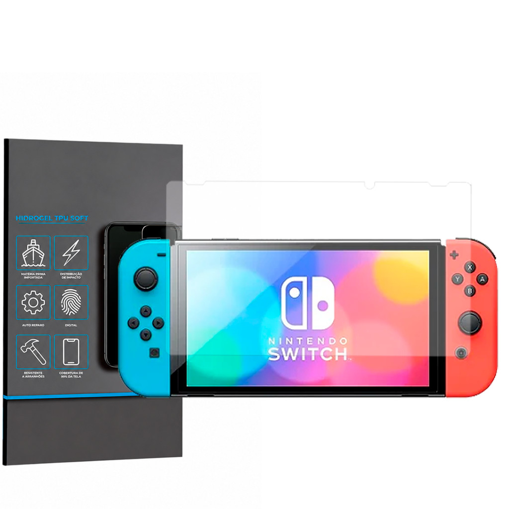Película Hidrogel HD Frontal Para Video Game Nintendo Switch