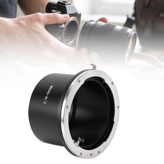 Adaptador de lente Nikon Z Mount Camera Conversor de foco manual Liga de alumínio com revestimento à prova de reflexo