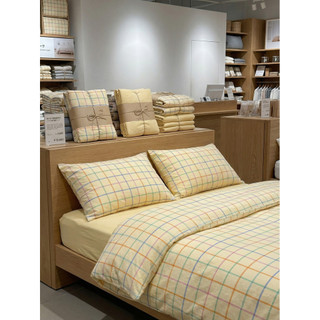 Primavera verão novo estilo Muji conjunto de quatro peças dupla camada gaze puro algodão puro respirável colcha capa fol