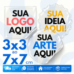 Etiquetas Adesivas Transparentes Personalizadas Em Rótulo Adesivo Vinil Prova Dágua 3x3 4x4 5x5 6x6 7x7