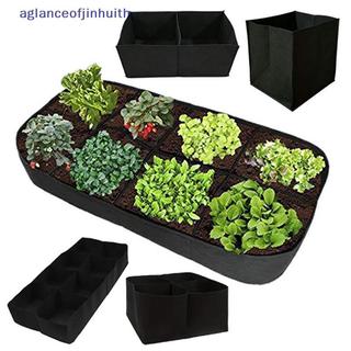 [aglanceofjinhui] Saco De Cultivo De Cama De Jardim Elevado Bla Para Flores , Vegetais , Tecido Resistente , Plantador R