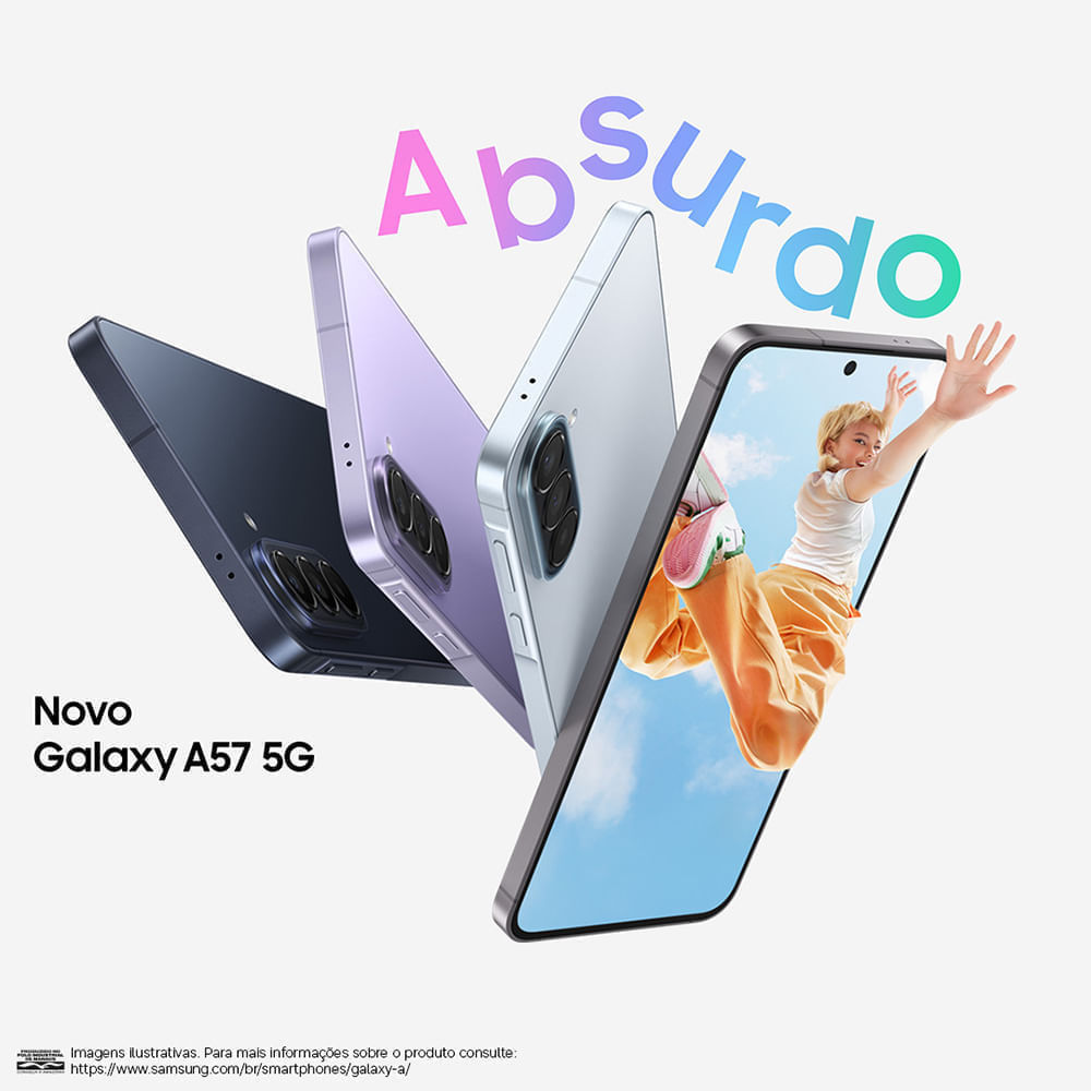 Celular Samsung Galaxy A57 5G 128GB, 8GB RAM, Câmera 50MP, IP68, Super AMOLED 6.7", Recursos AI · foto 2
