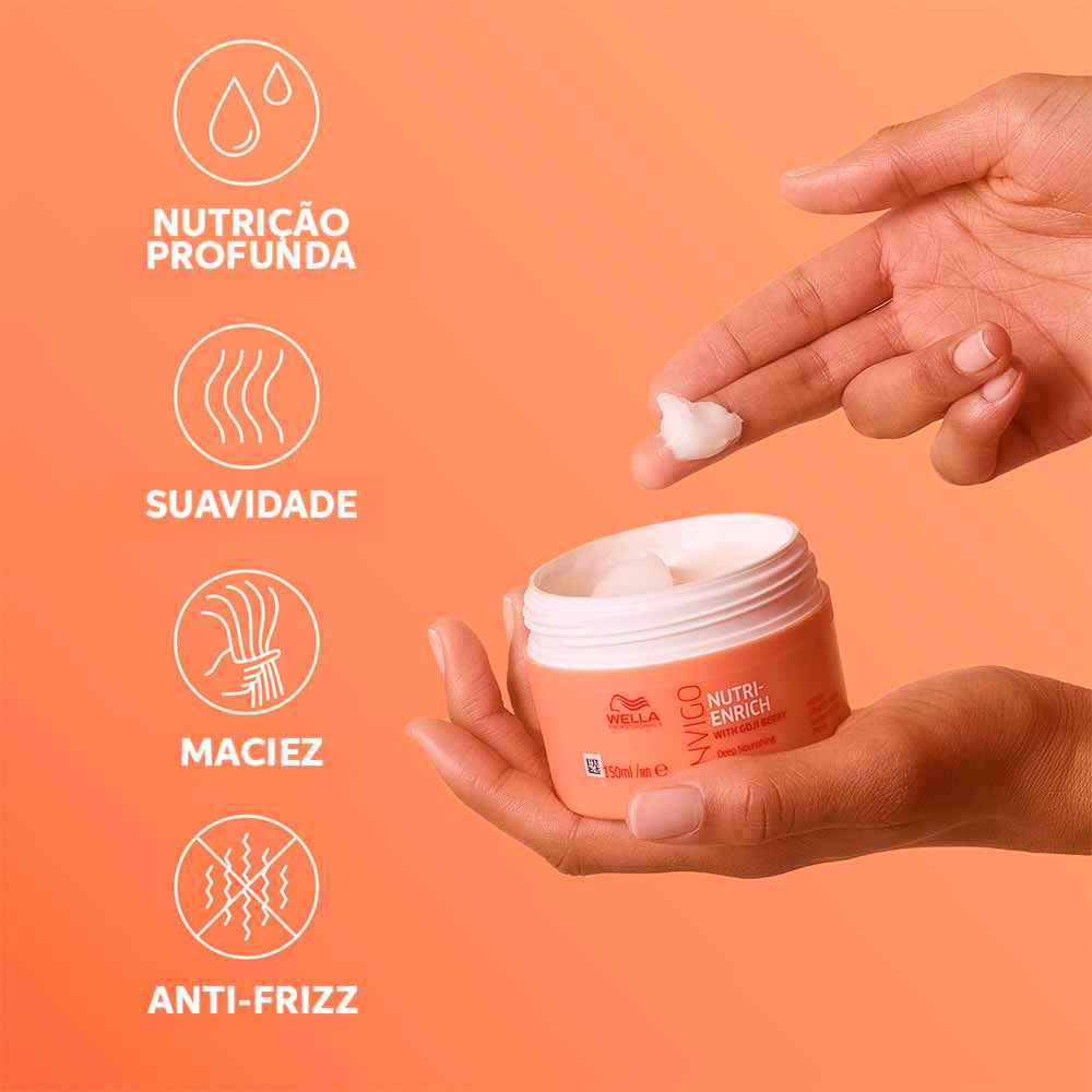 Kit Wella Invigo Nutri Enrich Condicionador 200ml + Máscara De Nutrição 150ml — imagem 2 de 2