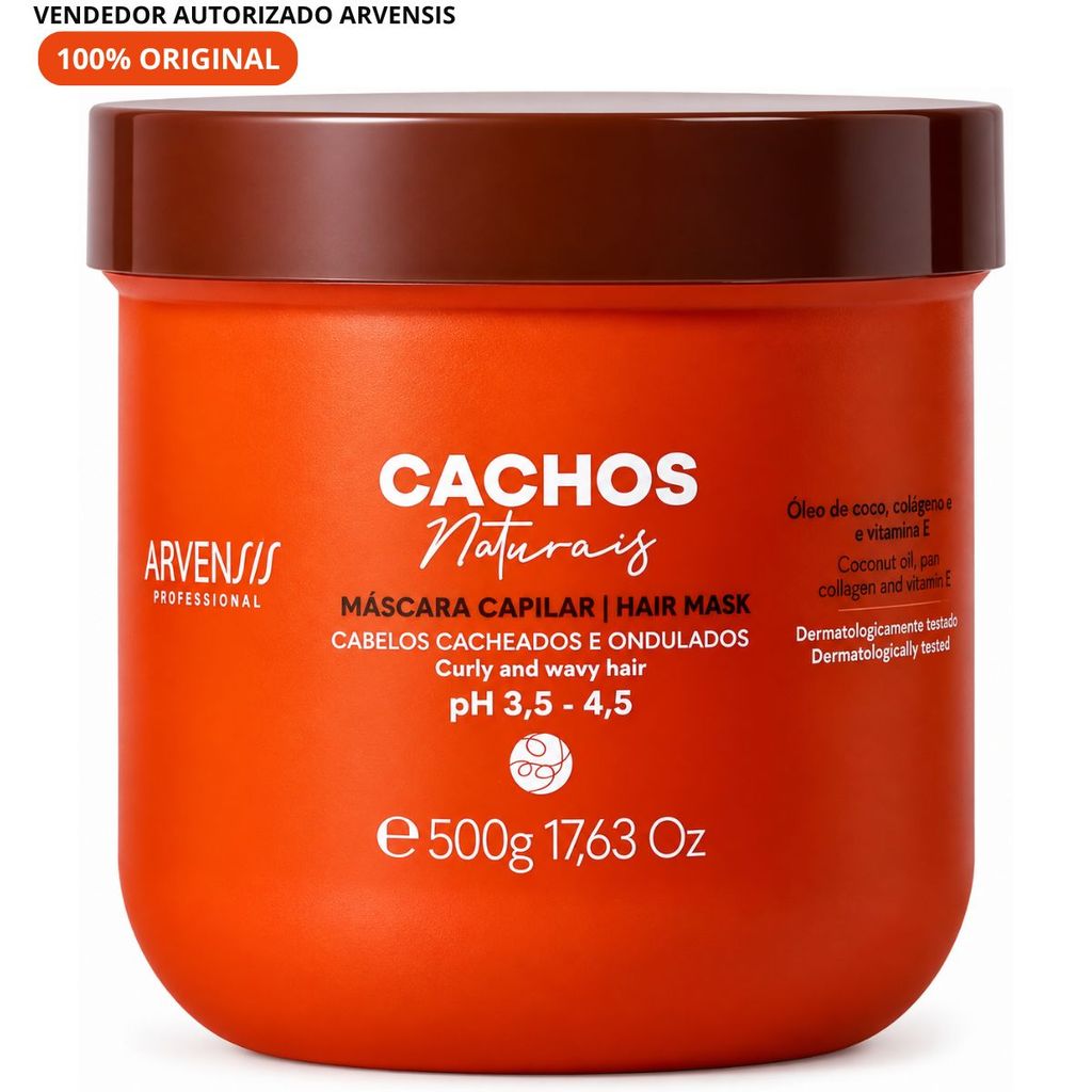 Máscara 2 em 1 No Poo Cachos Naturais Arvensis 500g | Tratamento e Finalização