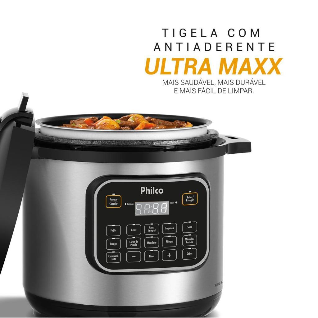 Panela de Pressão Multifuncional Philco 8L PPP80 12 funções · foto 2