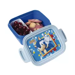 Pote Marmita Hermético Sonic Lancheira Alimentos Micro ondas 630 ml Azul Sega Plasútil