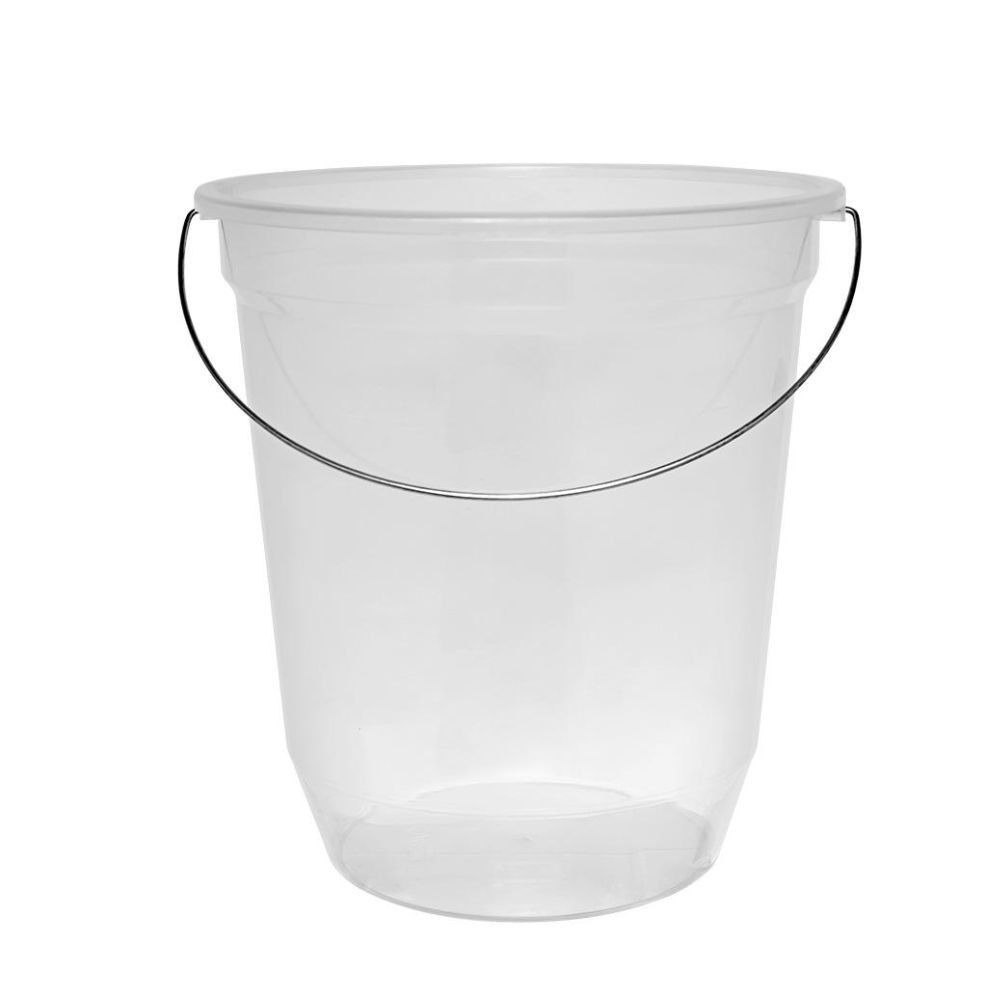 Balde De Plástico 13,5 Litros Alça De Metal Jaguar