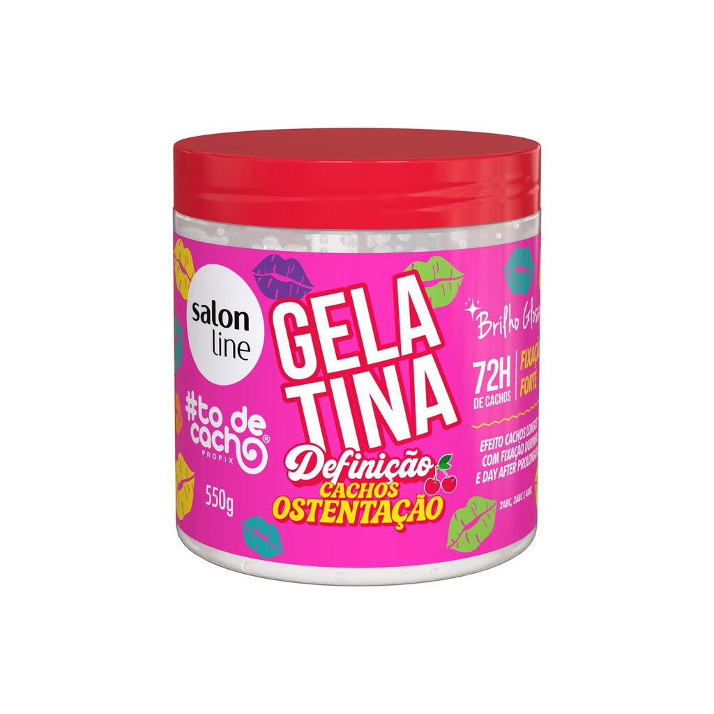 Gelatina #todecacho Cachos Ostentação 550g