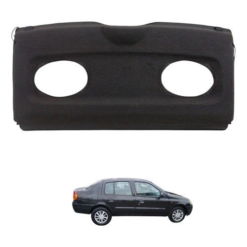 Tampão Bagagito C/furos Renault Clio 2002 2003 2004