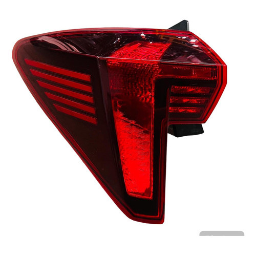 Lanterna Traseira Esquerda Hb20 Hatch 23/24 Sem Led Esquerdo/motorista Vermelho