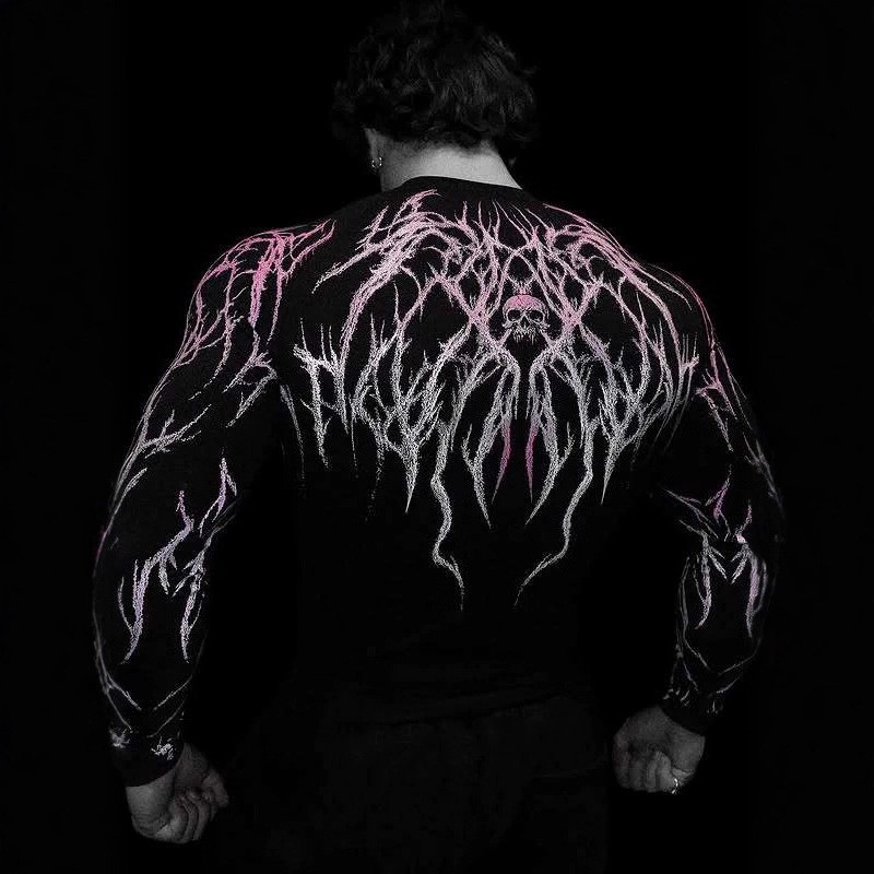 Breathedivinity Novo estilo Fitness manga comprida alta estiramento camiseta de secagem rápida Top apertado em Oferta na Shopee