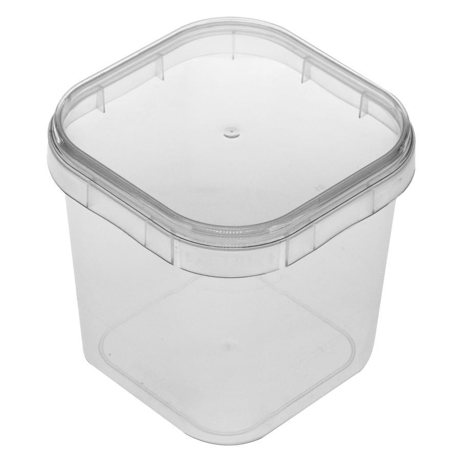 Pote Quadrado com Tampa para Bolo 220ml 10 Unid. Plastilania em Oferta na Shopee