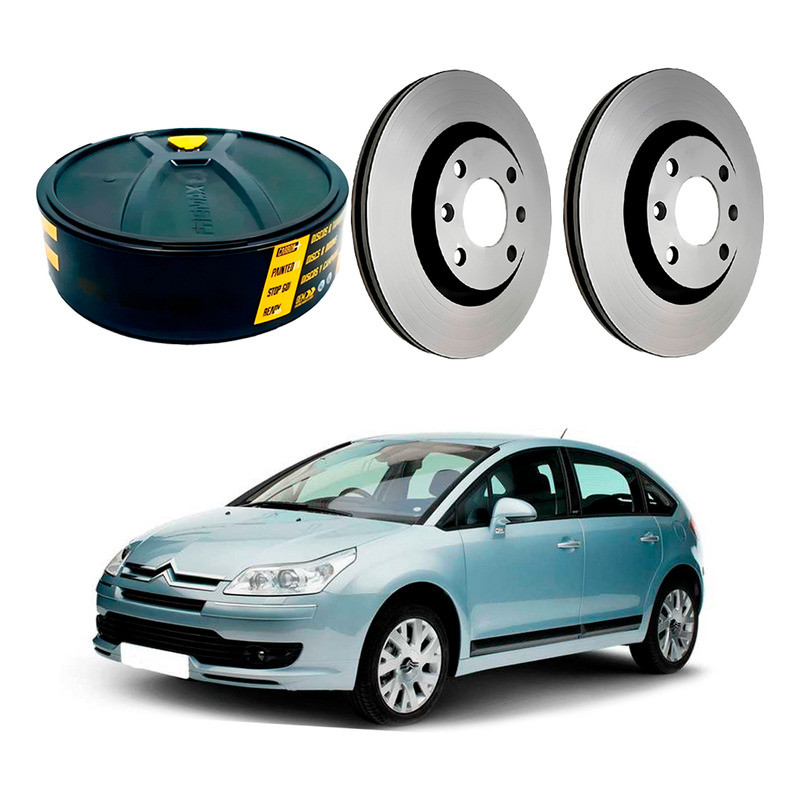 Disco Freio Dianteiro C4 1.6 2009 A 2013 em Oferta na Shopee