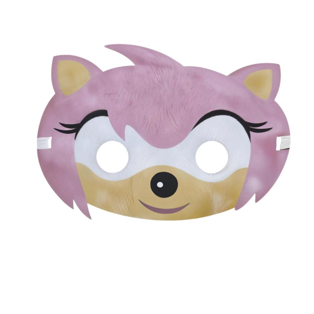 Máscara Sonic Infantil EVA pra Menino e Meninas Halloween Carnaval e Festa