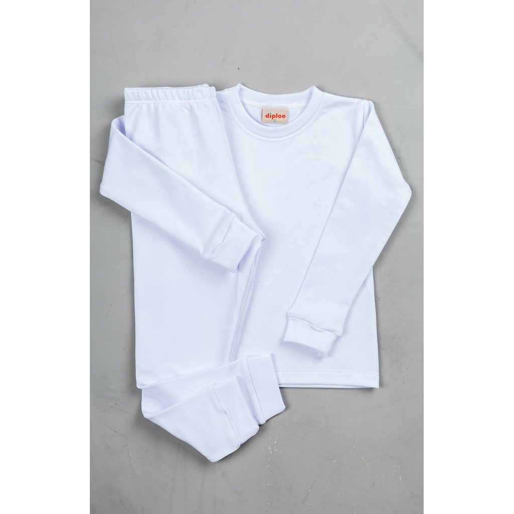 Kit 5 Conjunto Térmico Peluciado Infantil Unissex Menino/Menina Blusa Calça Pijama Quentinho Inverno