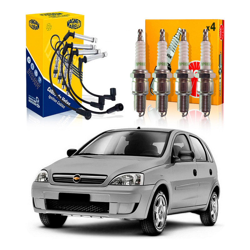 Kit Vela Ngk Cabo Corsa 1.8 8v 2002 A 2008 em Oferta na Shopee