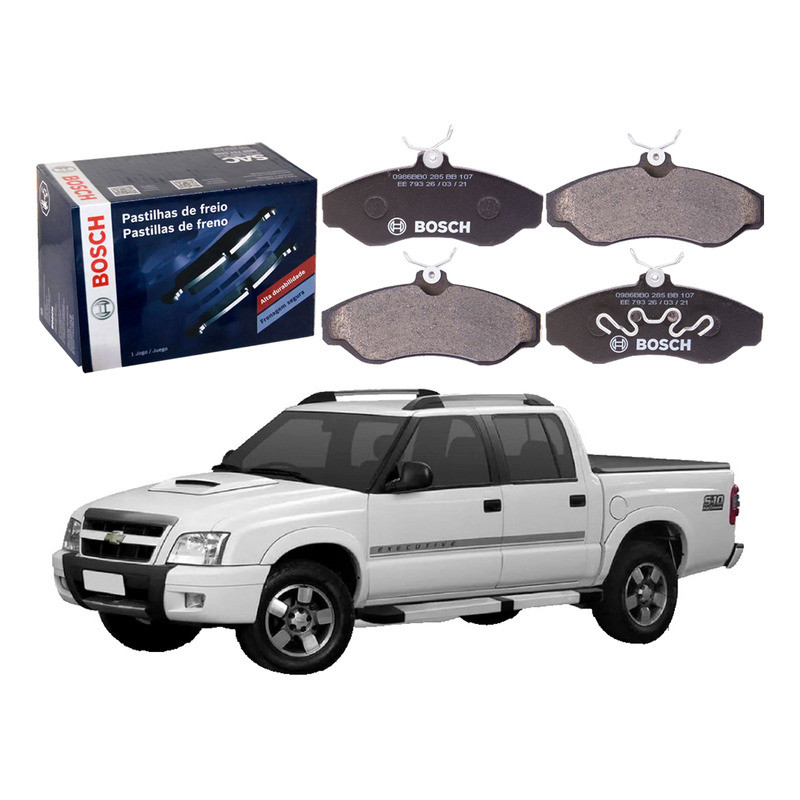 Pastilha Freio Dianteira S10 4x4 2.4 2.8 2005 A 2011 em Oferta na Shopee