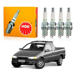 Jogo Velas Ngk Strada 1.6 16v 1996 A 1999