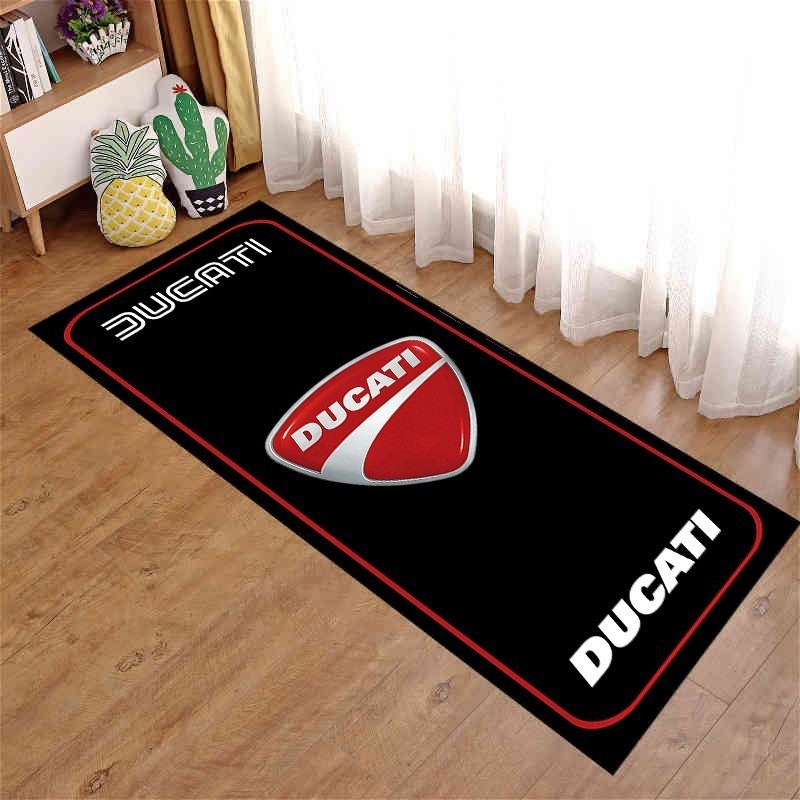 Para Ducati Personalizado Motocicleta Display Esteira De Corrida Moto Estacionamento Legal Piso Trabalho Garagem Tapis