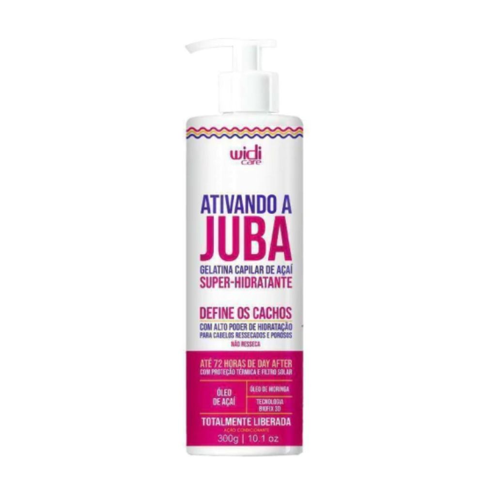 Gelatina Widi Care Juba Ativando a Juba Super Hidratante 300g