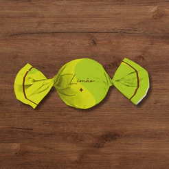 Papel Trufa 14,5x15,5cm - Limao - 100 unidades - Cromus - Rizzo