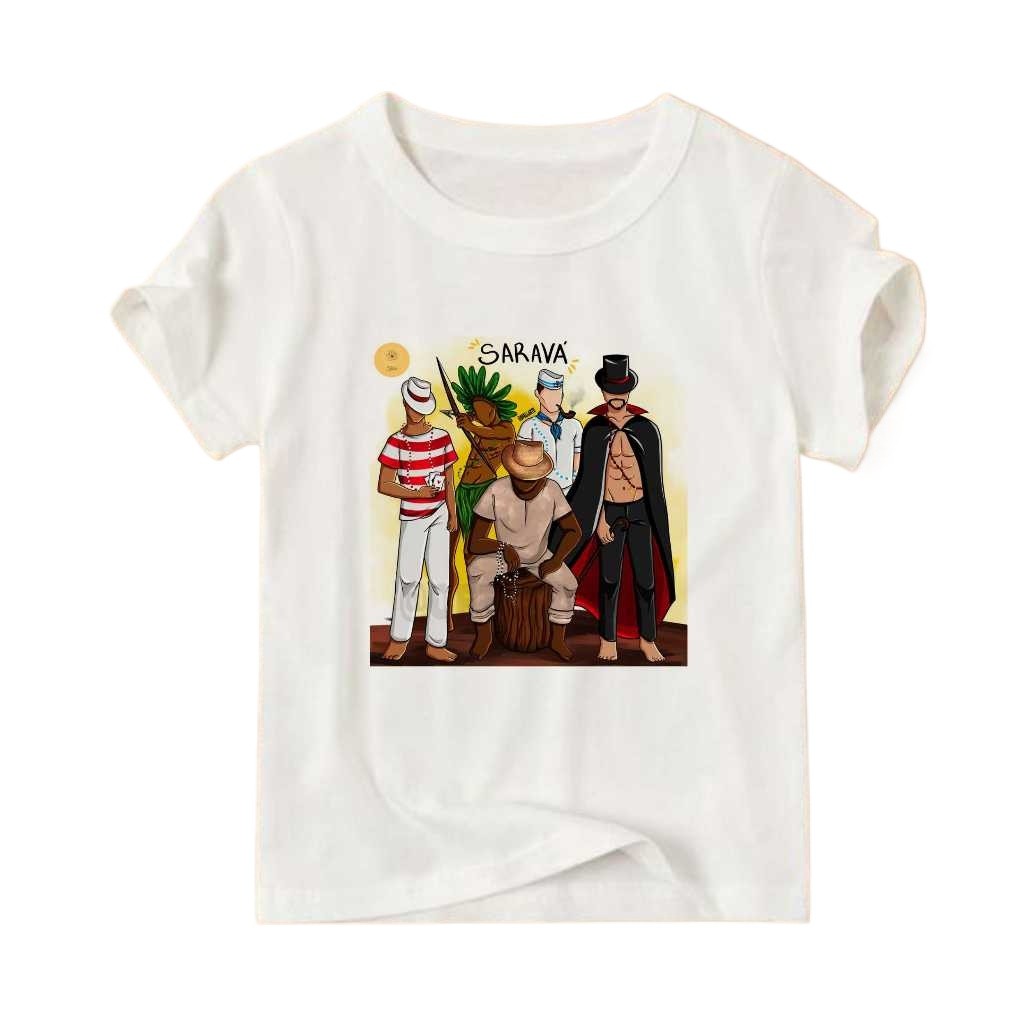 Camiseta Religiosa Unissex Umbanda Exu Laroye Sarava Malandro Fé Nos Orixás Adorei As Almas Fé Caminho