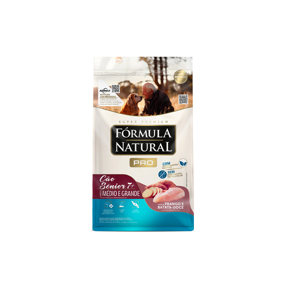Raçao Formula Natural Pro Cães Senior Medio/GrandeFrango 15KG