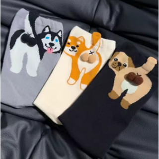 Meia de Cachorro  e Gato de desenho animado, bolas de cachorro, meia em algodão - 1 Par de meia em Oferta na Shopee
