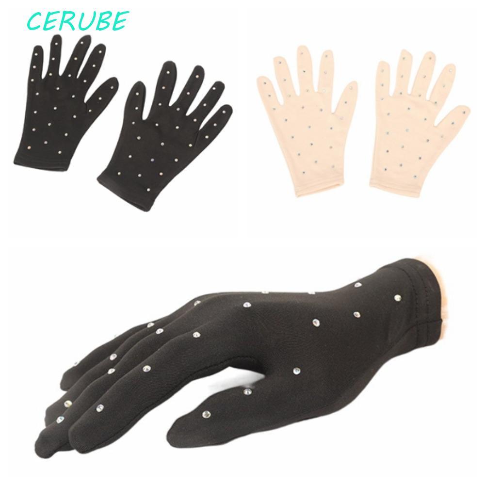 Luvas De Pulso Brilhantes Para Patinação Artística CERUBE , Treinamento De No Gelo , XS/S/M/L