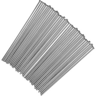 40 peças de agulhas de aço manganês para desincrustação, 7"(180mm)*1/8"(3mm) com ponta de cinzel, conjunto de agulhas de
