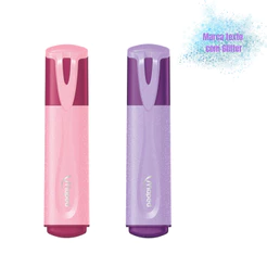 Kit 2 Marca Texto Com Glitter Pastel - MAPED