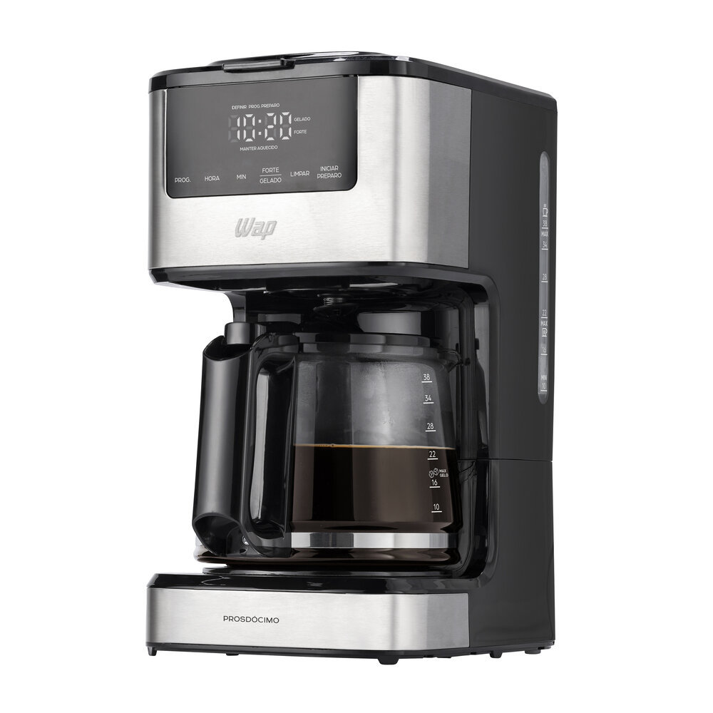 Cafeteira Elétrica Digital Aroma, WAP WCD1500 ,Timer Programável, 1,5L, 900W, 127V
