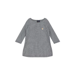 Vestido para Bebê em Interlock Pied Poule Guloseima