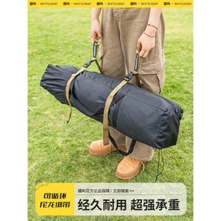 Jiangyu alça de bagagem para acampamento ao ar livre, multifuncional, fixa, corda de Nylon, fivela, equipamento, armazen
