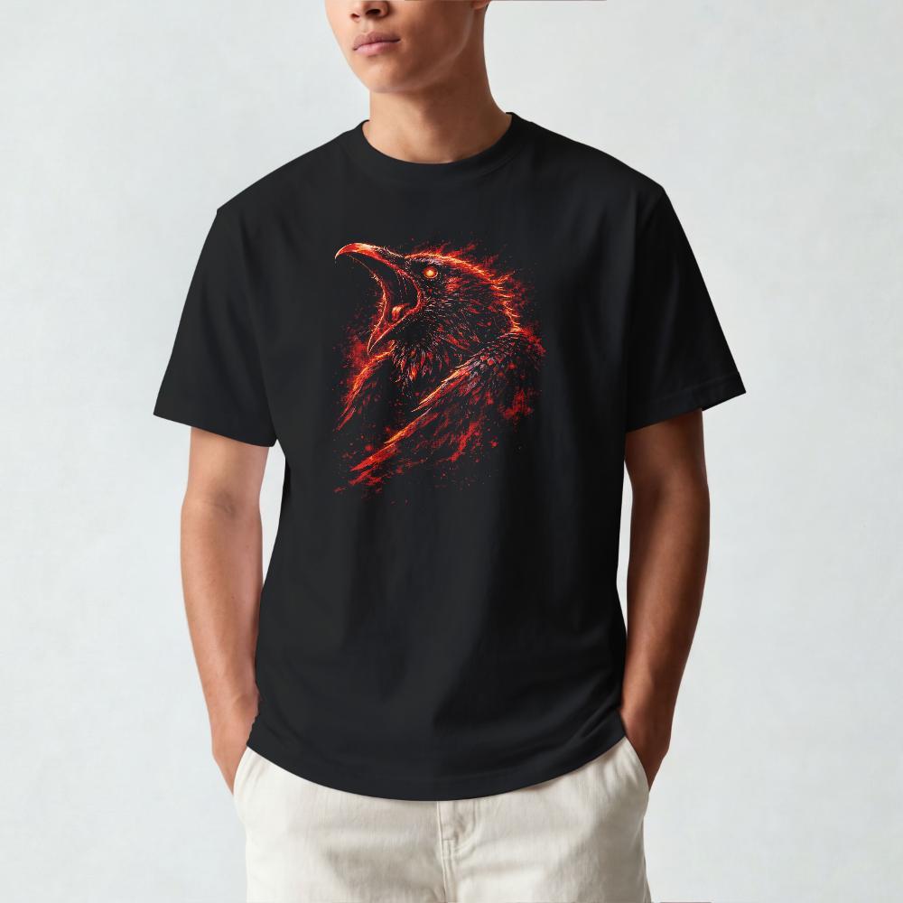 Camiseta Preta Estampa Halftone 100% Algodão Premium Conforto e Qualidade para Ocasiões Variadas