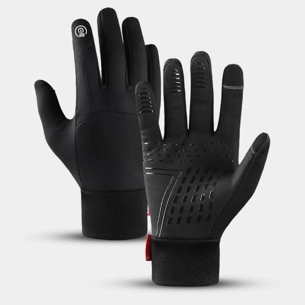 Luvas de Ciclismo para Outono e Inverno, Luvas de Ginástica, Fitness, Esportes, Corrida, Quentes, com Tela Sensível ao T