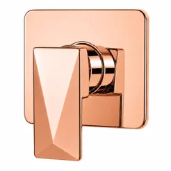 Acabamento Para Registro Alavanca Monocomando Diamante Padrão Deca Rose Gold