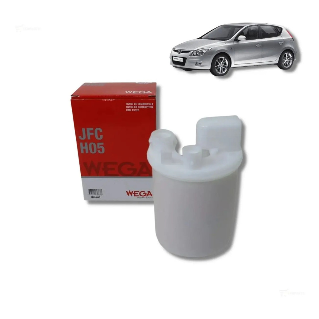 Filtro de Combustível Kia Cerato 1.6/2.0 16V 2009 até 2026 Wega JFCH05 Original