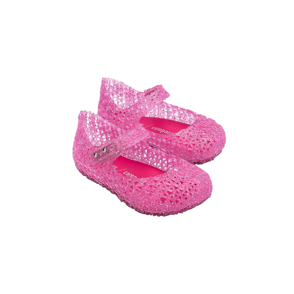 Mini Melissa Campana Papel Baby Rosa Glitter 32995RSG — imagem 2 de 2