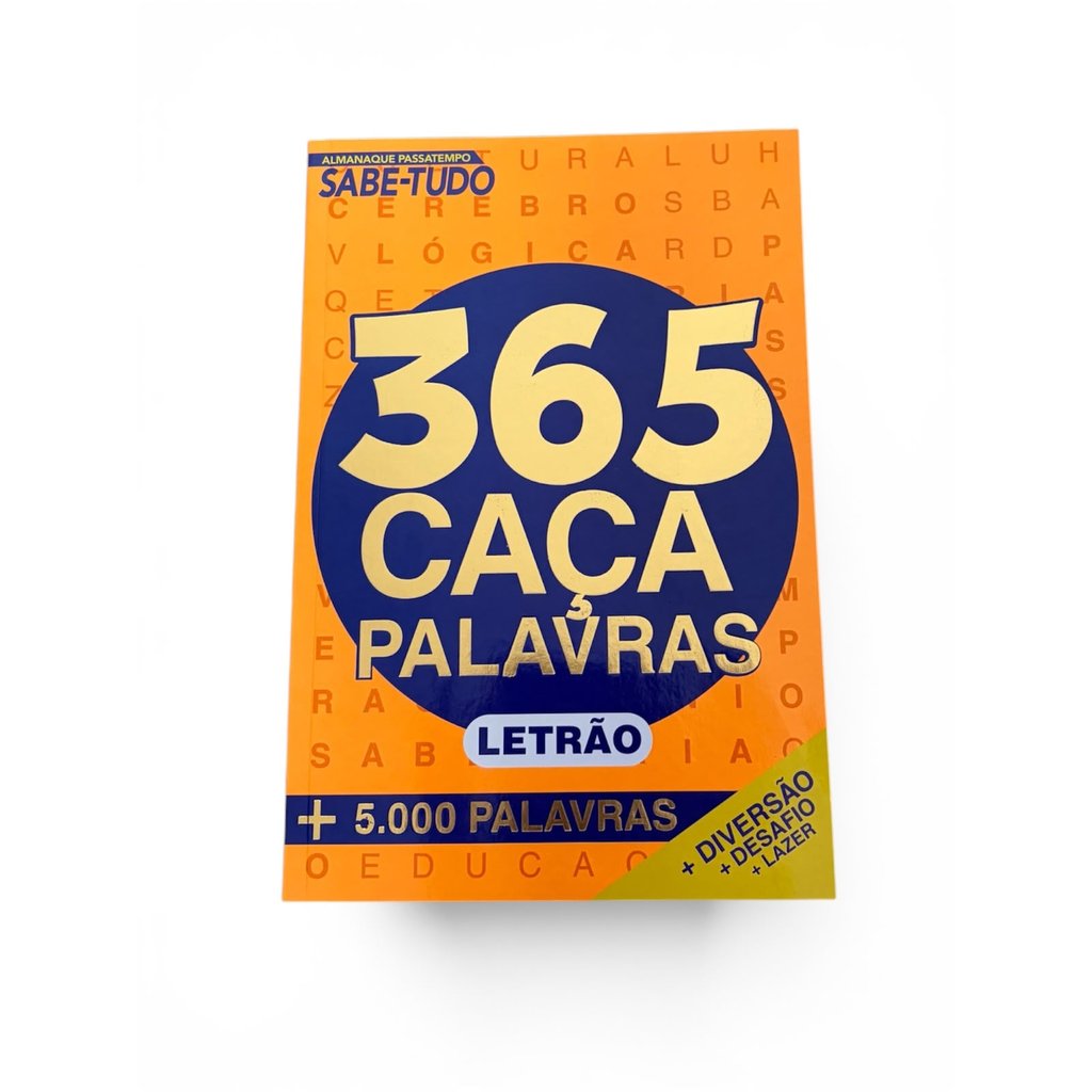 Livro Almanaque Sabe tudo: 365 caça-palavras letrão - edição 03