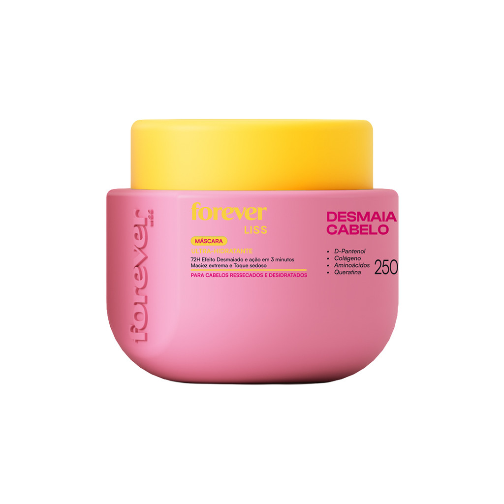 Máscara Hidratante Desmaia Cabelo Forever Liss 250g